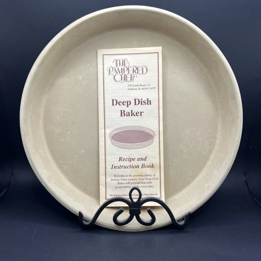 Vintage 1995 USA Pampered Chef Deep Dish Baker 11